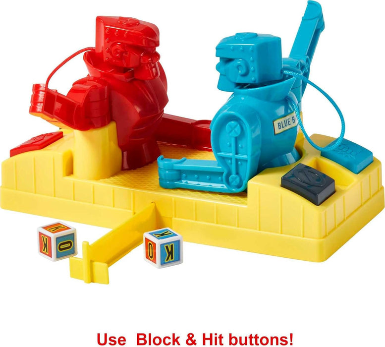 Rock Em Sock Em Robots Knock or Block Edition Boxing Game