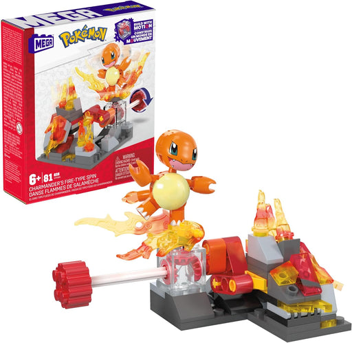 Mega Bloks Pokemon Adventure Builder - Charmander's Fire-Type Spin