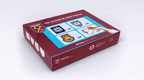 Official Football Club Colour-In Crest Puzzle (West Ham)