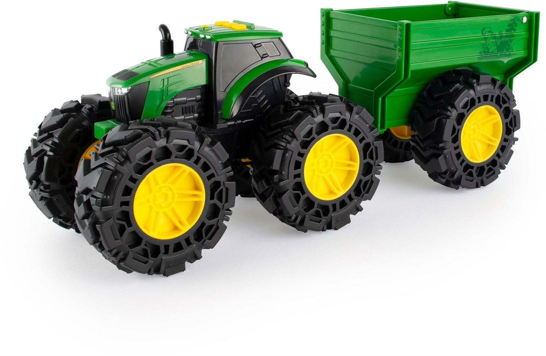 John Deere - Lights & Sounds Tractor with Wagon