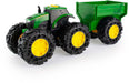 John Deere - Lights & Sounds Tractor with Wagon