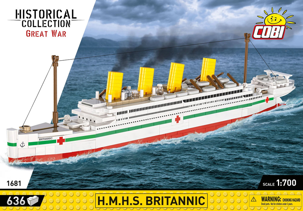 Cobi 1681 - World War I - H.M.Hospital Ship Britannic 636 pcs