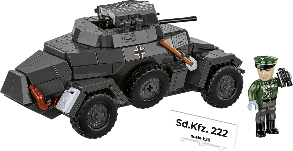 Cobi 2657 - World War II - Sd.Kfz.222 502 pcs