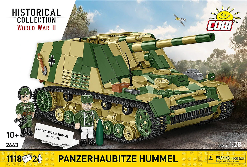 Cobi 2663 - World War II - Panzer Hummel Sd.Kfz 165 1118 pcs