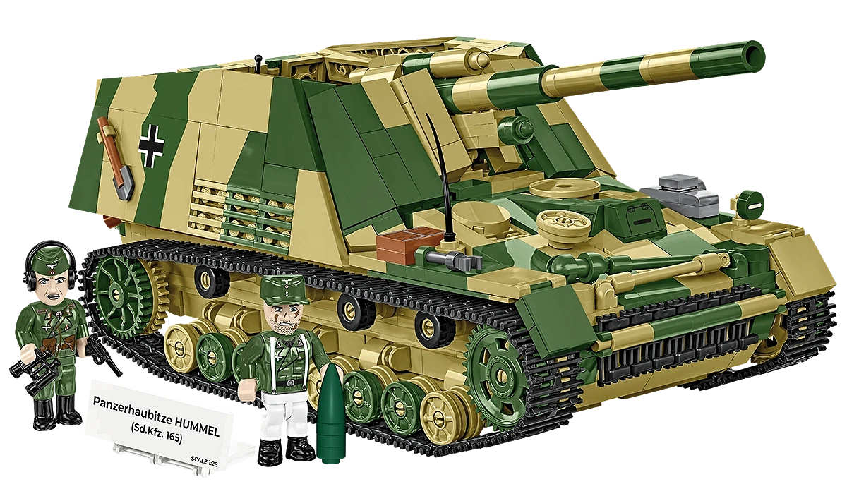Cobi 2663 - World War II - Panzer Hummel Sd.Kfz 165 1118 pcs