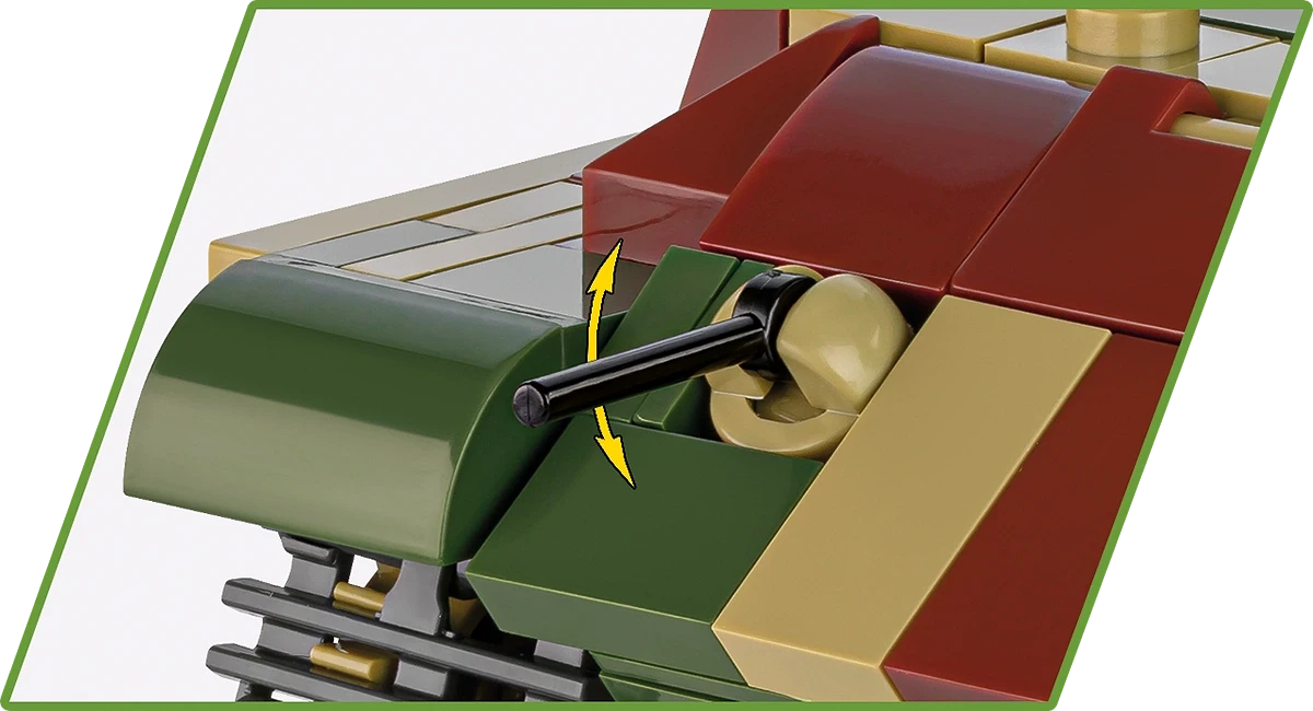 Cobi 2732 - World War II - Tiger II PZ.KPFW.VIB 500 pcs