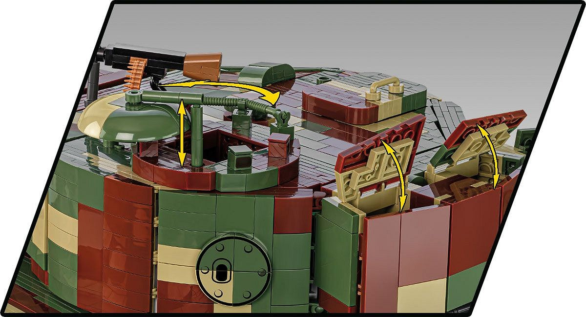 Cobi 2807 - World War II - Panzer Kpfw VI Tiger Ausf. E - Executive Edition 8000 pcs