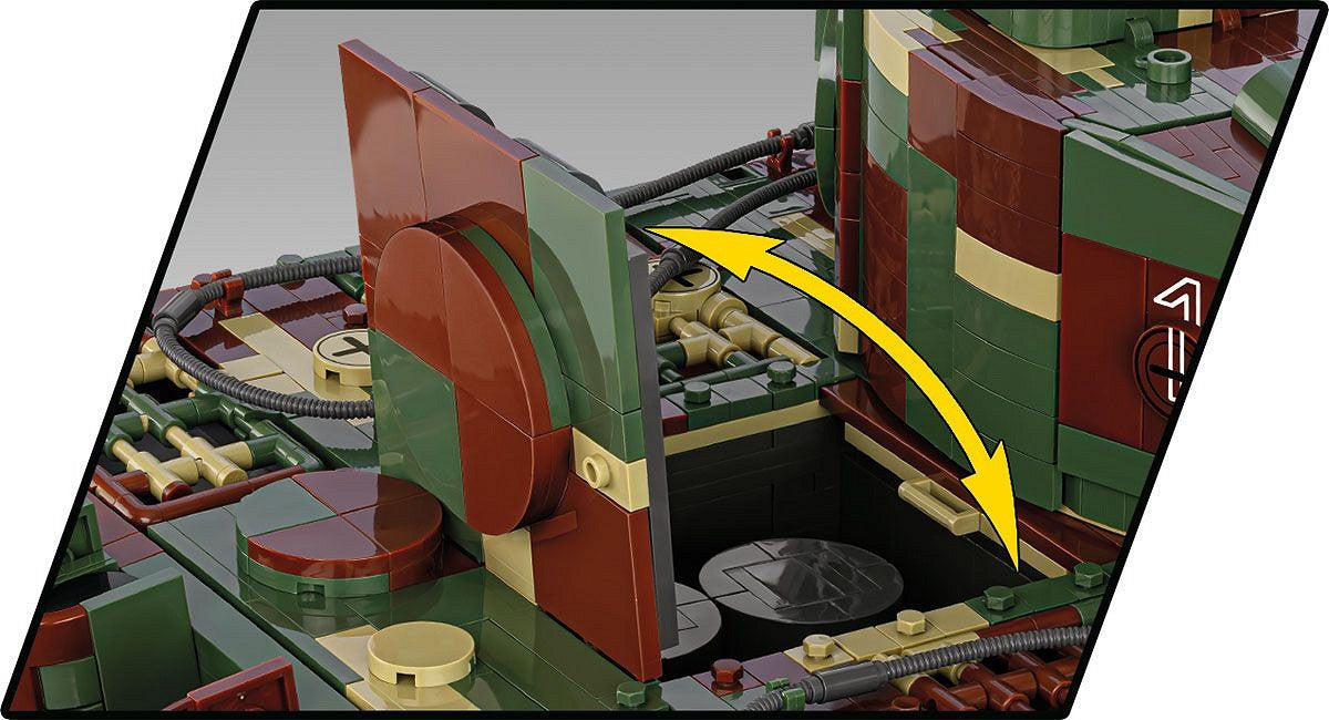 Cobi 2807 - World War II - Panzer Kpfw VI Tiger Ausf. E - Executive Edition 8000 pcs