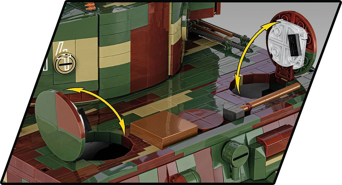 Cobi 2807 - World War II - Panzer Kpfw VI Tiger Ausf. E - Executive Edition 8000 pcs