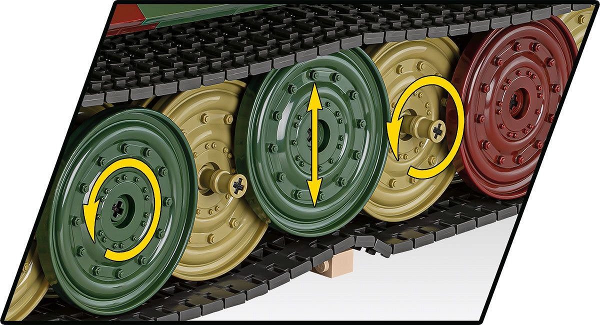 Cobi 2807 - World War II - Panzer Kpfw VI Tiger Ausf. E - Executive Edition 8000 pcs