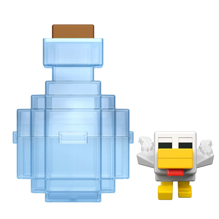 Minecraft - Light Blue Mini Potion Brewing + Chicken Figure
