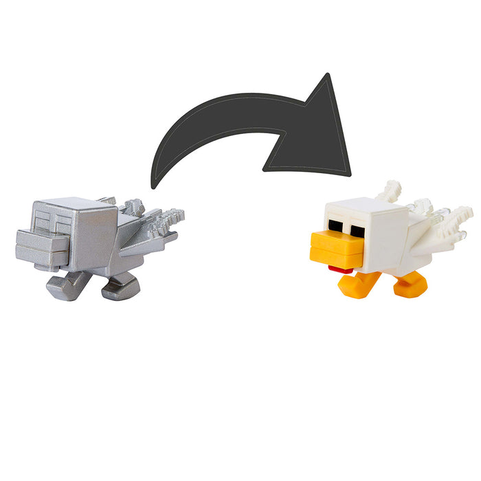 Minecraft - Light Blue Mini Potion Brewing + Chicken Figure