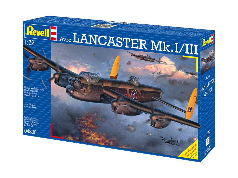 REVELL 04300 - Avro Lancaster Mk.I/III 1:72 Scale Model Plane