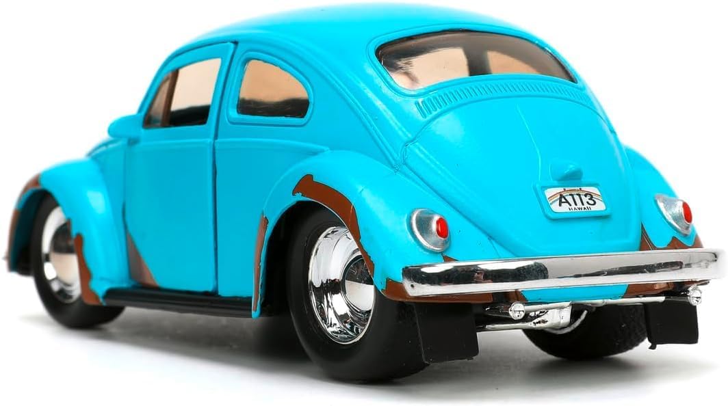 Jada - Lilo And Stitch 1959 VW Beetle 1:32 with Figure Die-Cast Collectible