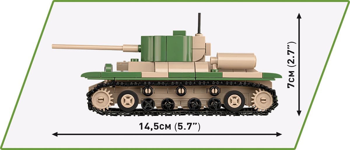 Cobi 2740 - World War II - 3 Tank Pack 595 pcs