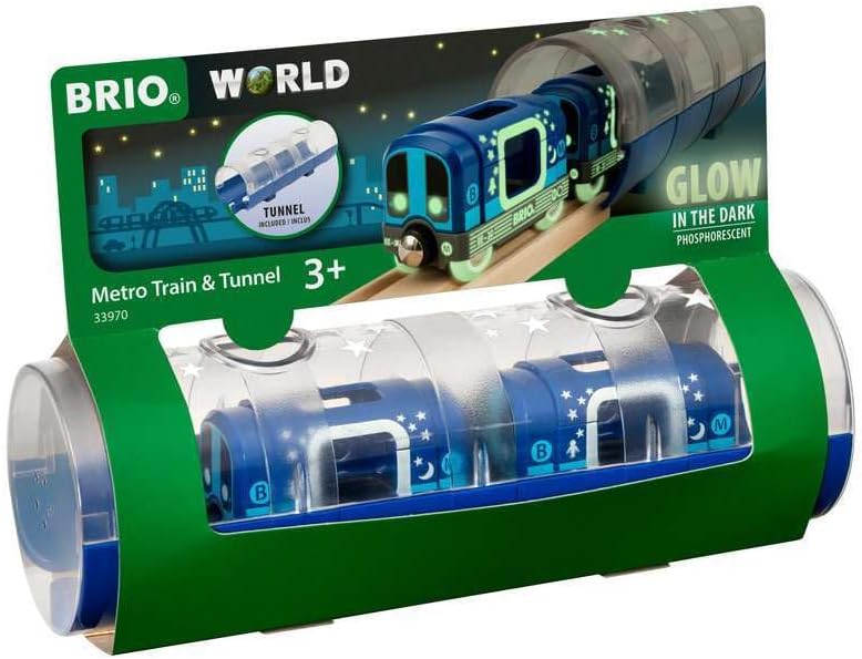 BRIO - Tunnel & Glow in the Dark Metro Train (33970)