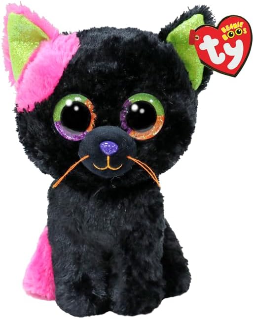 Ty Beanie Boos Licorice Cat Plush Halloween 2024 REACTIVE Toys