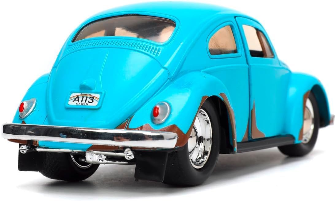 Jada - Lilo And Stitch 1959 VW Beetle 1:32 with Figure Die-Cast Collectible