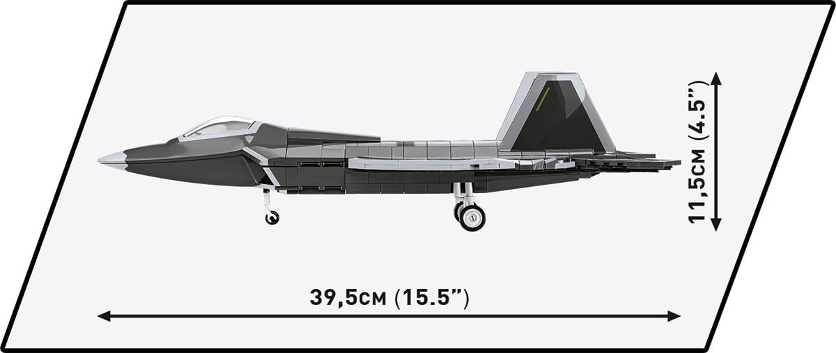 Cobi 5855 - Armed Forces - Lockheed F22 Raptor 695 pcs