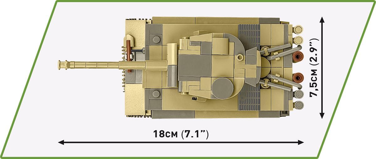 Cobi 2734 - World War II - Panzer VI Tiger 1 I NO 131