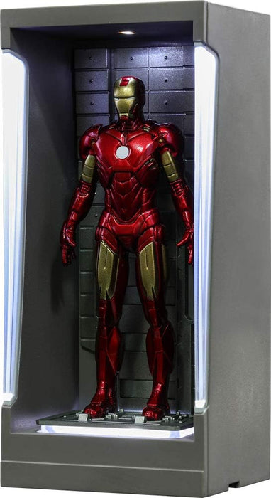 HotToys Marvel Miniature: Iron Man 3 - Mark 4 with Hall of Armor Figure