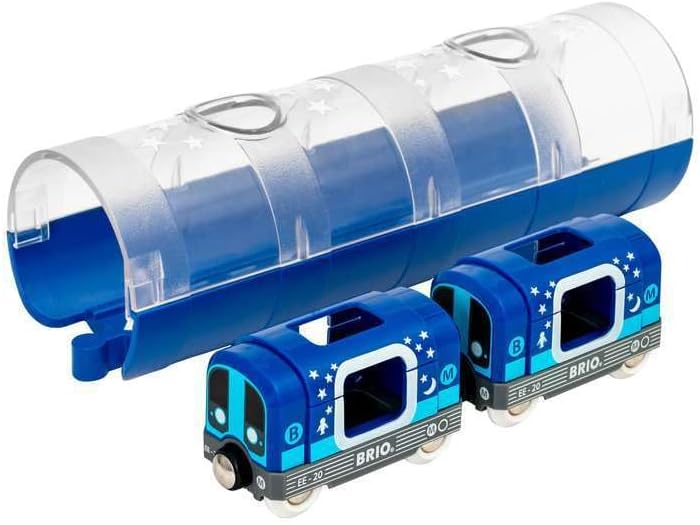 BRIO - Tunnel & Glow in the Dark Metro Train (33970)