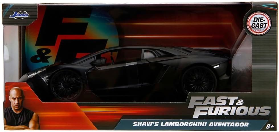 Jada - Fast & Furious Shaw's Lamborghini Aventador 1:24 Die-Cast Collectible