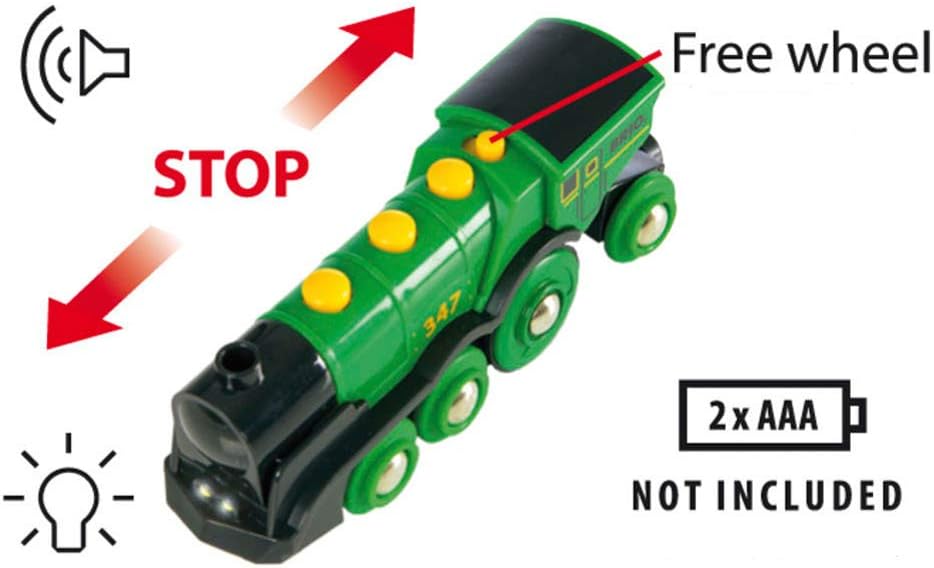 BRIO - Big Green Action Locomotive (33593)