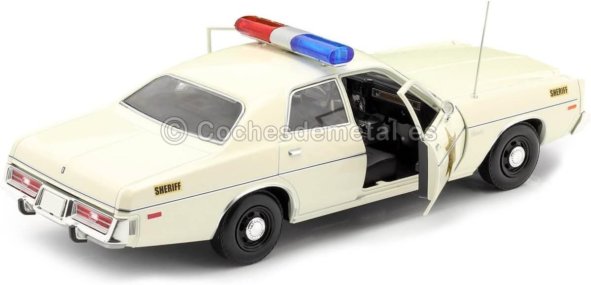 Greenlight Collectibles 1/18 The Dukes of Hazzard 1975 Dodge Coronet Sheriff