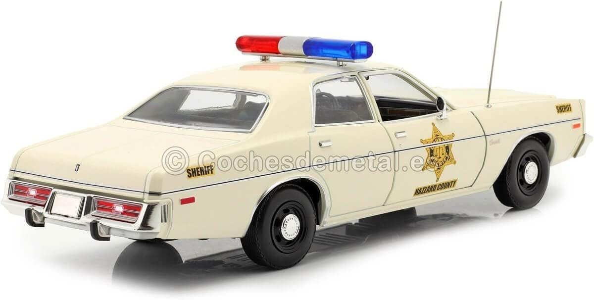 Greenlight Collectibles 1/18 The Dukes of Hazzard 1975 Dodge Coronet Sheriff