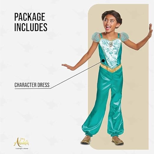 Disguise Disney Princess Jasmine Costume (4-6YR)