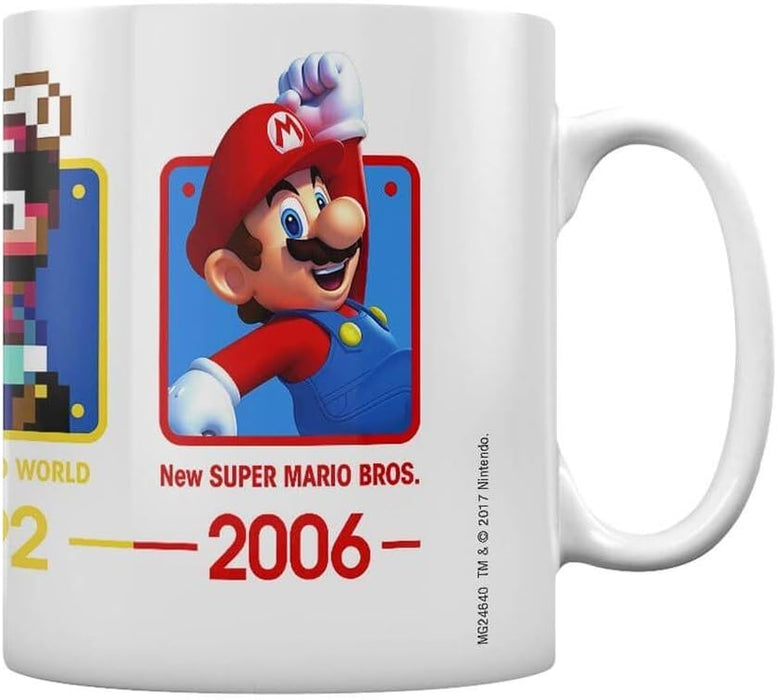 Nintendo Super Mario Timeline Mug