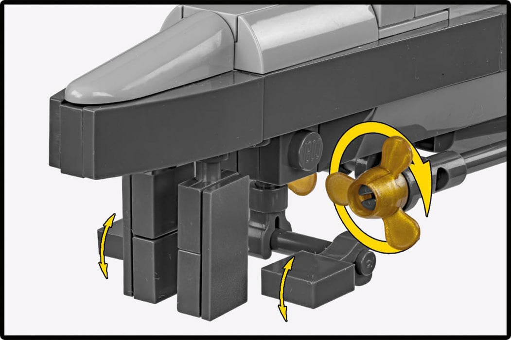 Cobi 4852 - World War II - Submarine VIIB U-Boat US2 474 pcs