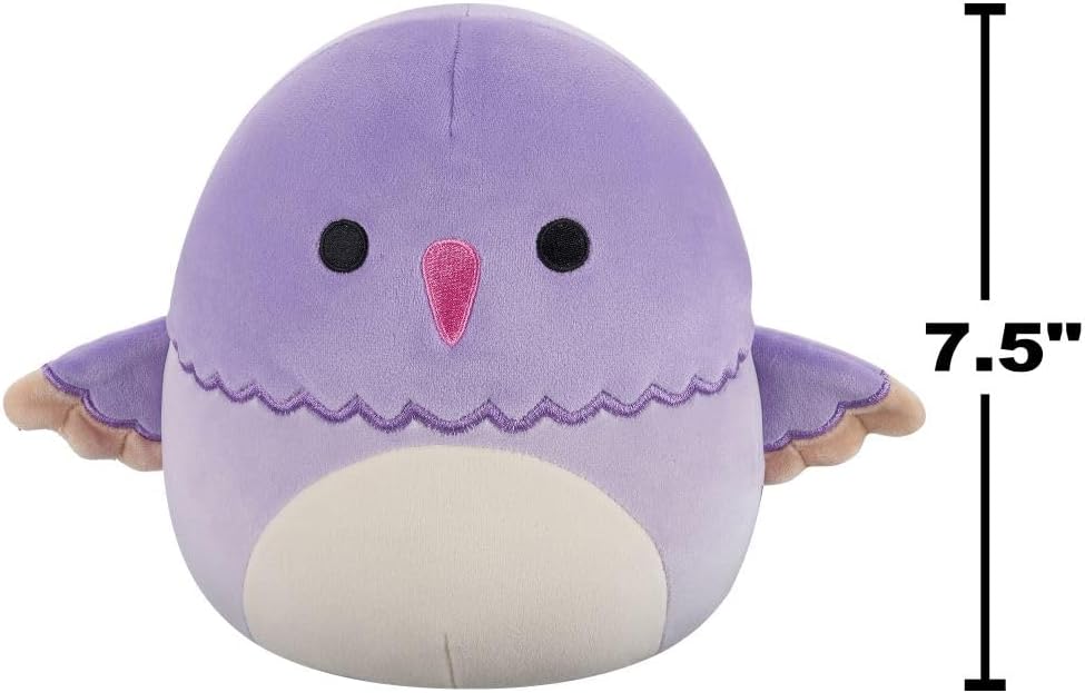 Squishmallows - 7.5'' Violet Crowned Hummingbird Plush