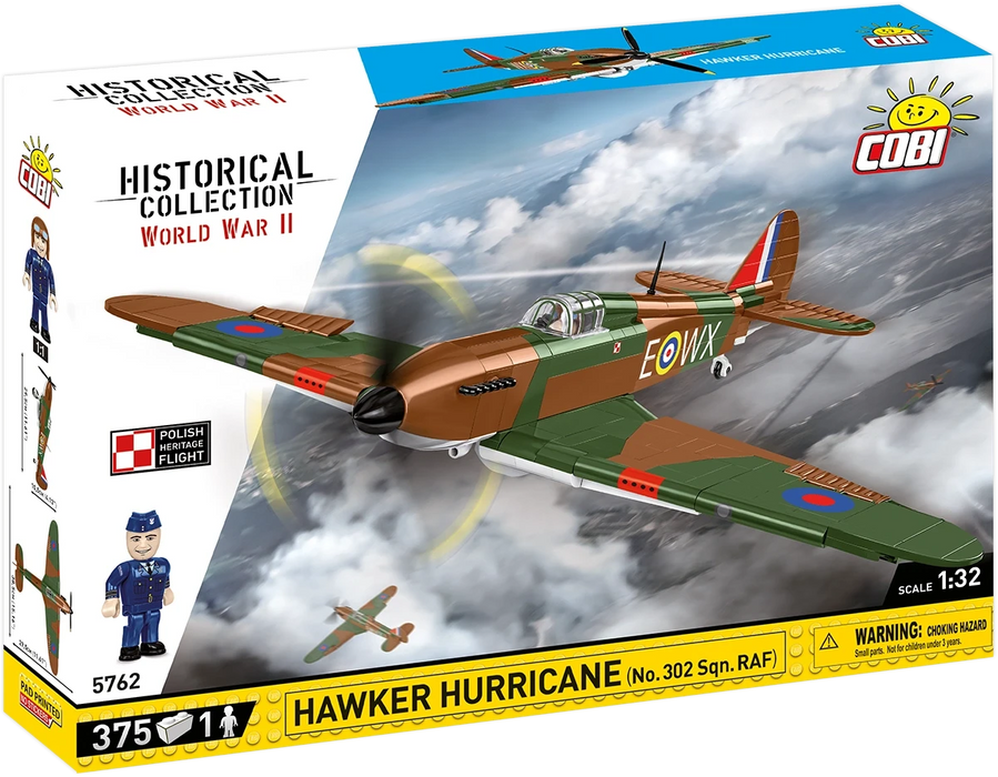 Cobi 5762 - World War II - Hawker Hurricane 375 pcs
