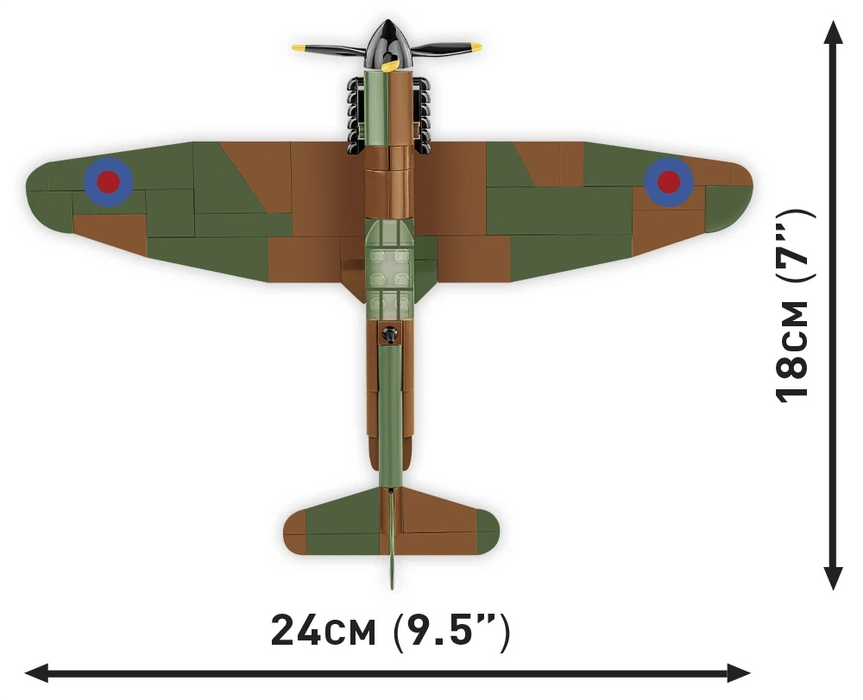 Cobi 5868 - World War II - Spitfire MK.I N3200 146 pcs