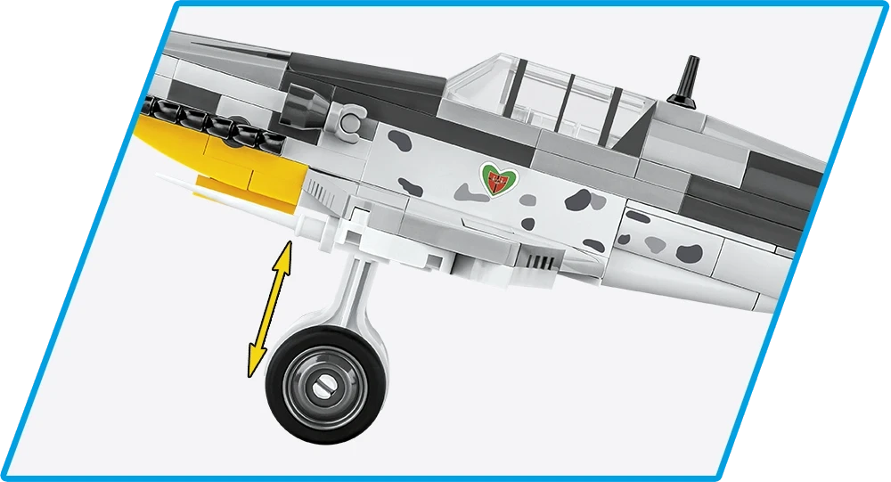 Cobi 5870 - World War II - Messerschmitt BF 109 G 125 pcs