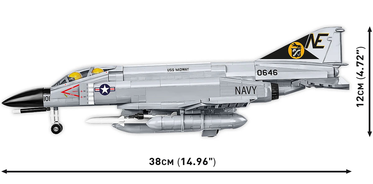 Cobi 5897 - Armed Forces - F-4 Phantom 703 pcs
