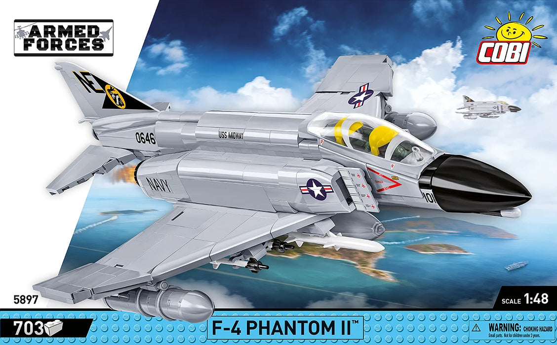 Cobi 5897 - Armed Forces - F-4 Phantom 703 pcs