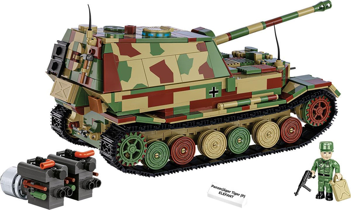Cobi 2582 - World War II - Panzer Jager Tiger (P) Elefant 1252 pcs