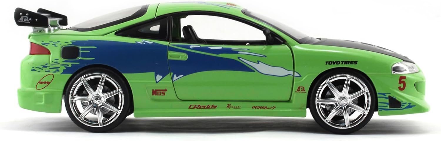 Jada Fast & Furious 1995 Mitsubishi Eclipse Die-Cast 1:24 Car