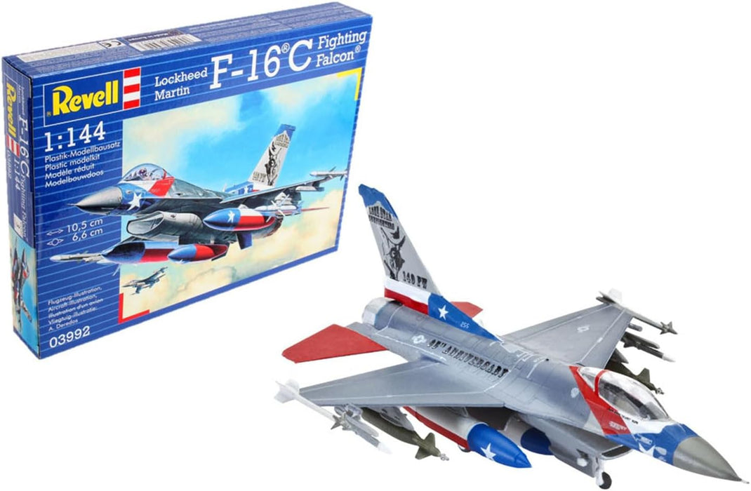 REVELL 03992 - Lockheed Martin F-16C Fighting Falcon 1:144 Scale Model Plane