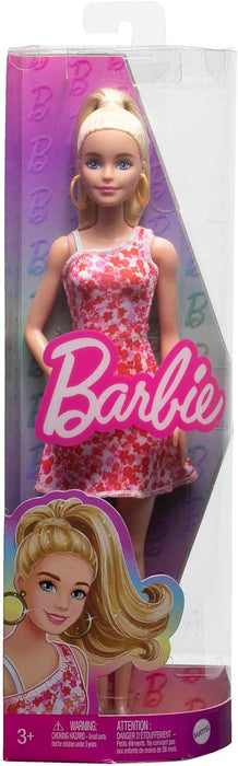 Barbie Fashionista - Pink Flower Dress Doll