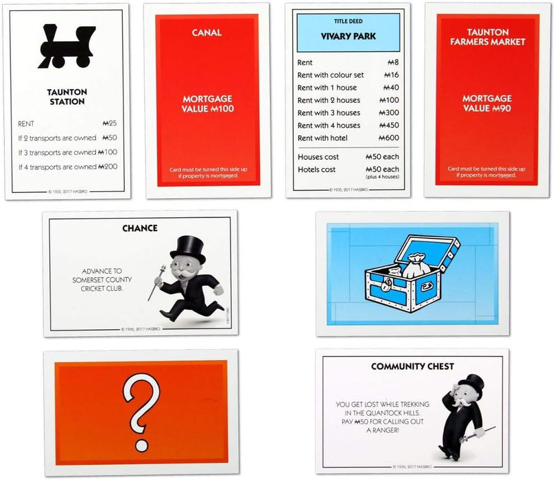 Monopoly: Taunton Edition Board Game