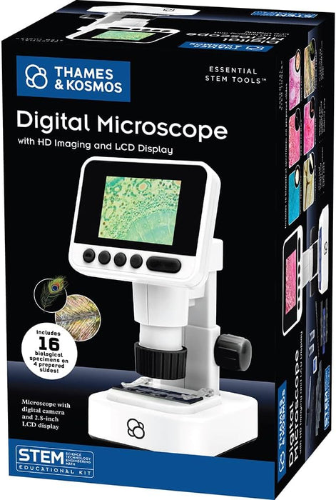 The Thames & Kosmos Digital Microscope with HD Imaging and LCD Display