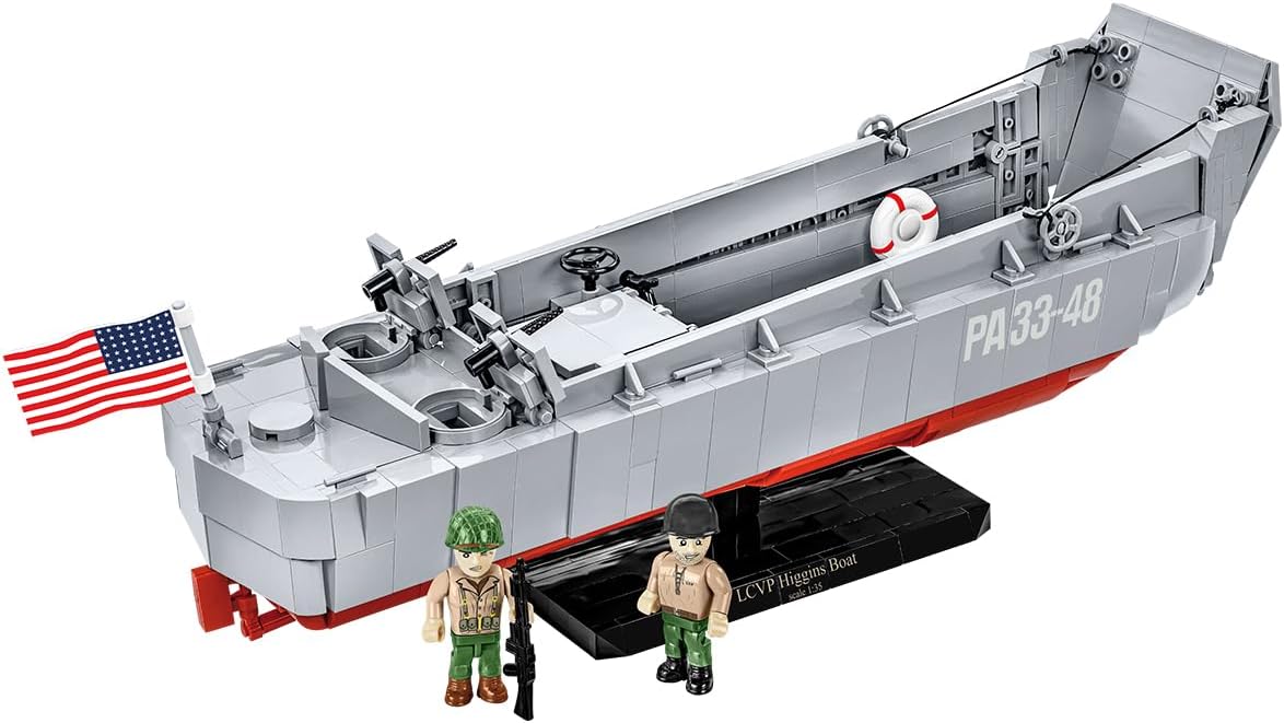 Cobi 4849 - World War II - Landing Craft Higgins Boat 715 pcs