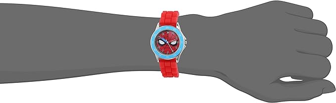 Marvel Spider-Man Red Silicone Strap Watch