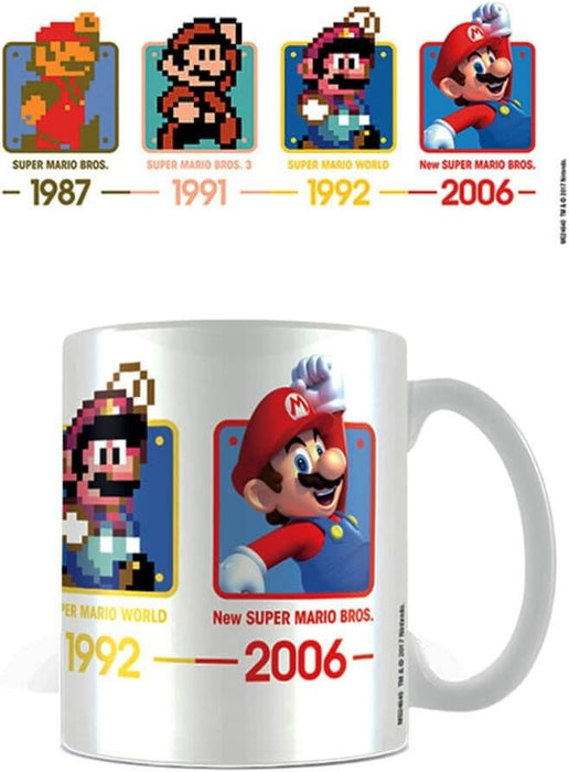 Nintendo Super Mario Timeline Mug