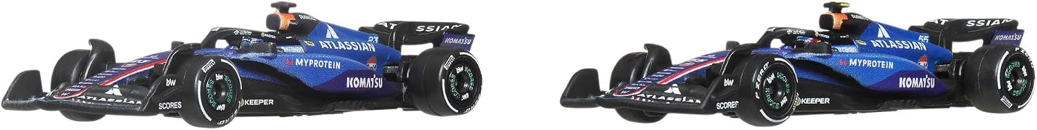 Hot Wheels Premium Formula 1 2-Pack: Atlassian Williams Racing