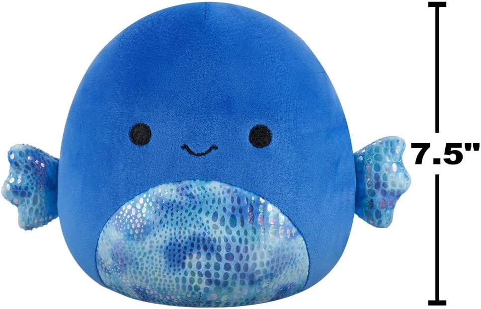 Squishmallows - 7.5'' Kobester The Blue Betta Fish Plush